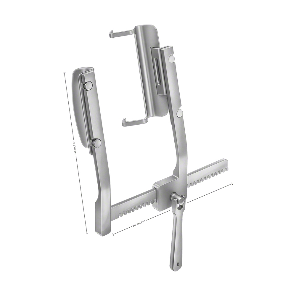 Sternal retractor clearance